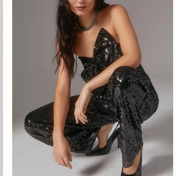 Anthropologie Pants & Jumpsuits Anthropologie Hutch Bow Jumpsuit